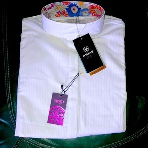 Nwt Ariat show shirt 36R